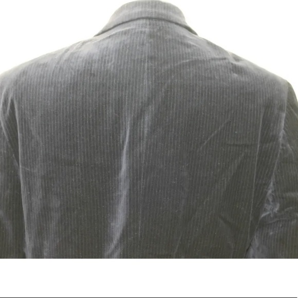 Perry Ellis Men Blazer Navy Blue Corduroy 2 Buttons 40R 100% Cotton - Picture 5 of 11